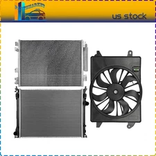 For 2011-2019 Dodge Challenger A/C Radiator Condenser and Cooling Fan Assembly
