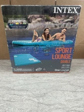 Intex 2 Person Double Double Sport Lounge Mat New in Box Raft Lake Pool 74x64