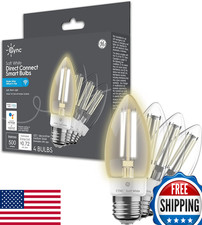 Cync GE Smart LED Light Bulb, B11 Candle - Alexa Google Assistant Compatible