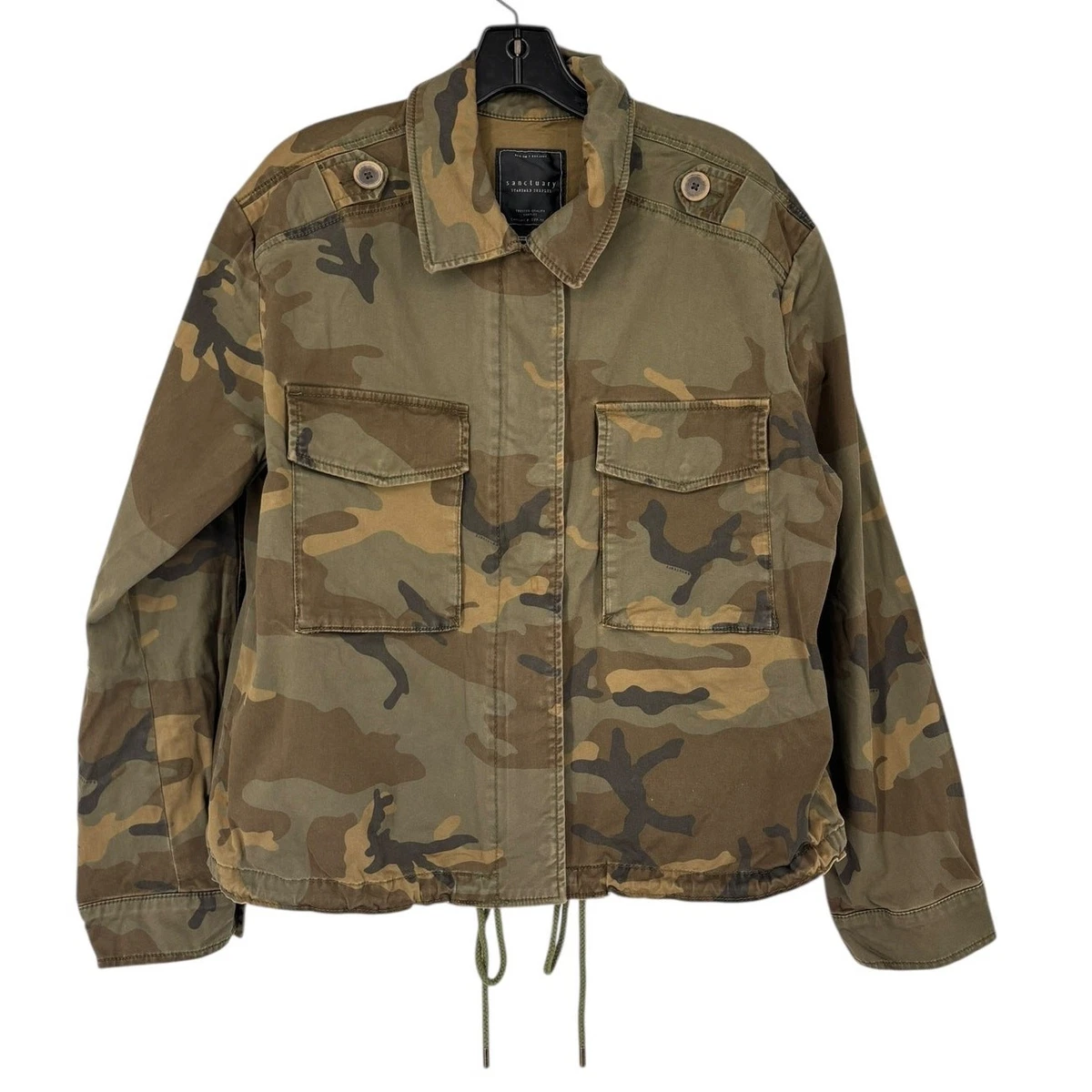 Veste militaire femme à bouton avec col rabattu • Ma veste