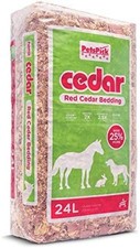 Red Cedar Pet Bedding for Dogs Horses 24L