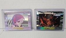Cyberpunk Edgerunners Lot of 2 Cybercel Lucy & David Super Rare Unscanned