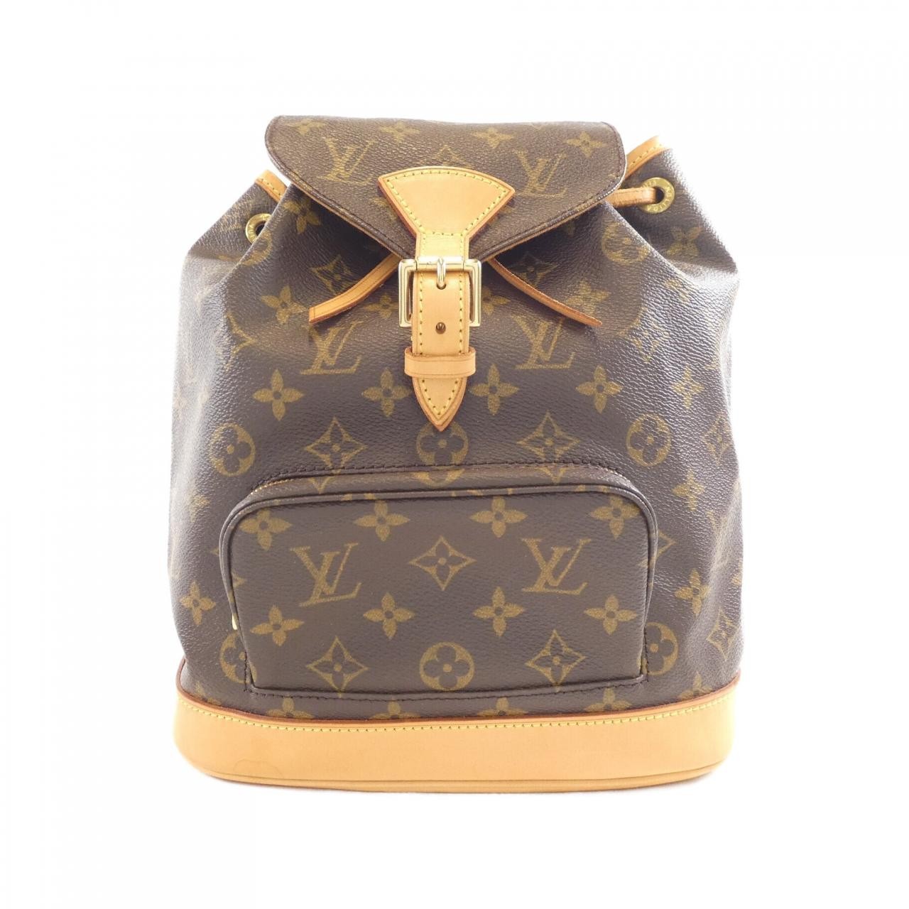 Authentic Louis Vuitton Monogram Montsouris MM Backpack M51136 Rucksack 260008065