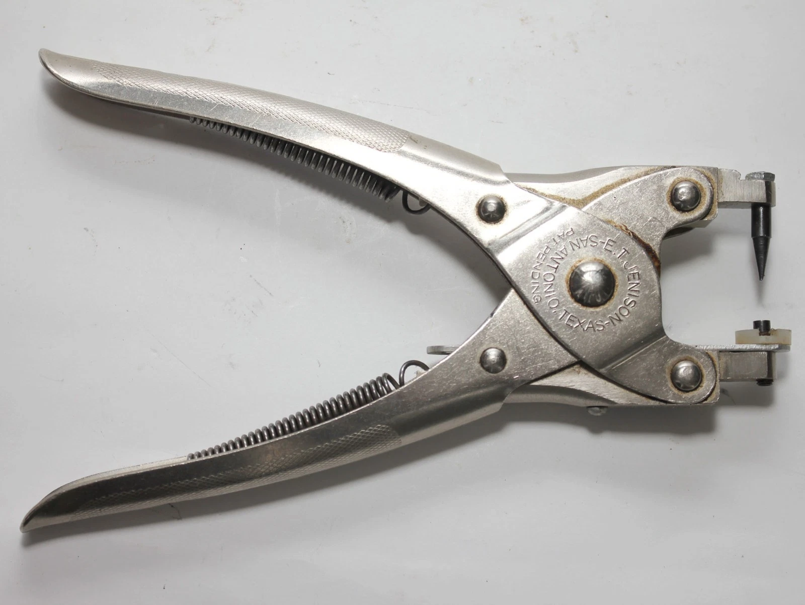 Vintage E.T. Jenison Sargent/Dixon 240 Punch Pliers Bernard's Patent Made in USA