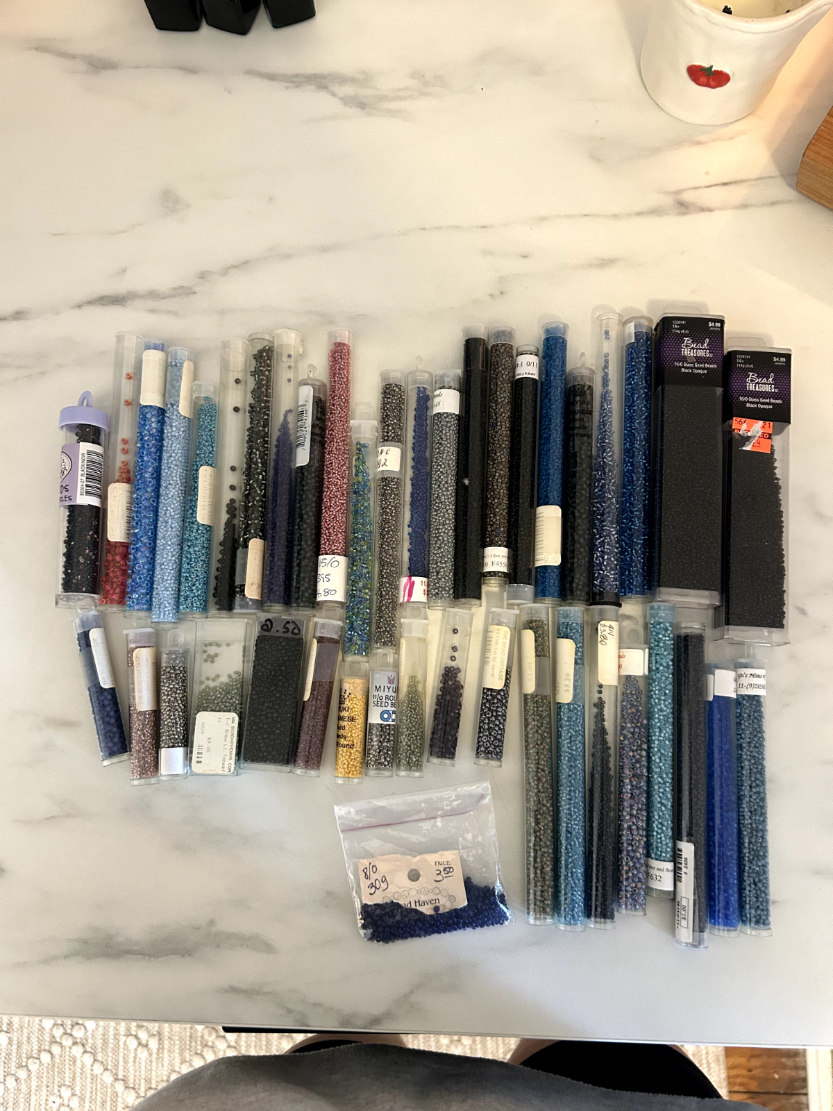 Huge Lot of Seed Beads; Toho, Miyuki, Czech 8/0 11/0 13/0 Seed Beads