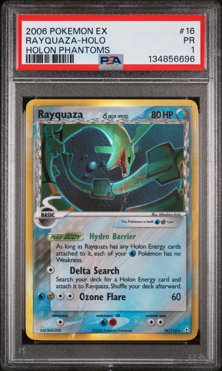 Pokémon Rayquaza Pokémon TCG Holo Rare Individual Collectible Card