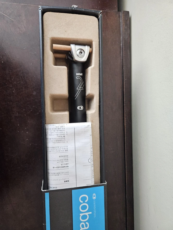 Juego de tija de sillín trasera para bicicleta Crank Brothers Cobalt 2 30,9 X 350 x 0 Zero Foto 4 de 4