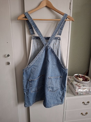 Topshop MOTO Petite Denim Trägerkleid/Latzhose Größe 14 - Bild 4 von 4