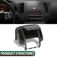 Fit For 2005-2006 Nissan Altima Storage Cubby Center Dash Radio Bezel Ac Vents