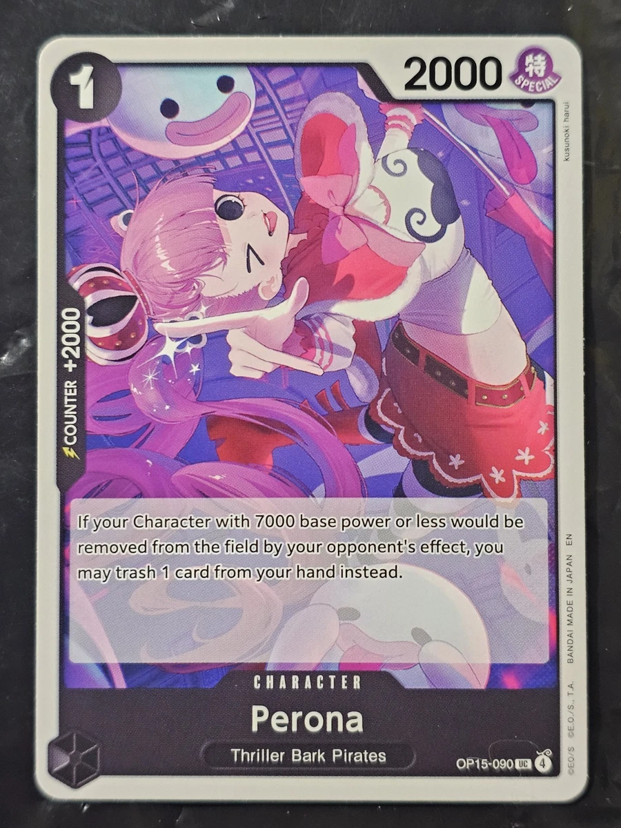 ペローナ 2000 One Piece CCG Perona OP09-034 Character Card 2000 Power 1 Fast