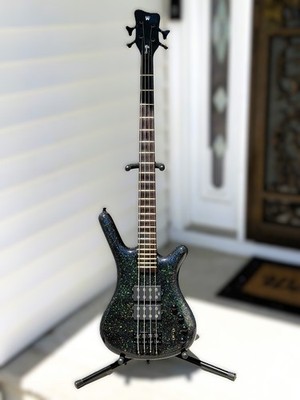 German Warwick Corvette $$ GPS Pro 4 Wenge Fretboard, Ovangkol Neck W/ Hard Case