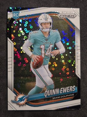 2025 Prizm Quinn Ewers RC #307 White Disco - Dolphins