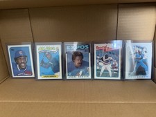 Topps 1988 Andre Dawson Card Lot of 5 Chicago Cubs Montreal Expos MLB Baseball