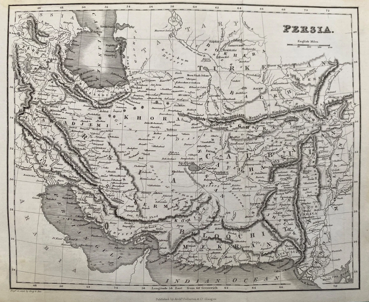 Preços baixos em Mapas antigos do Mapa Físico Asia Atlas | eBay