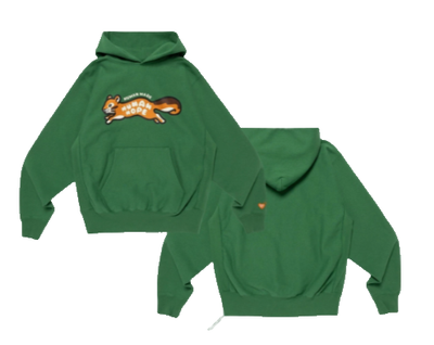 ☆ 新品 M サイズ HUMAN HOPE HEAVYWEIGHT HOODIE HUMAN HOPE HEAVYWEIGHT HOODIE J-Hope BTS HUMAN MADE GREEN ew LARGE