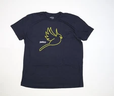Petco Shirt Mens 2XL Navy Blue Bird Graphic Tee Cotton Polyester Short Sleeve