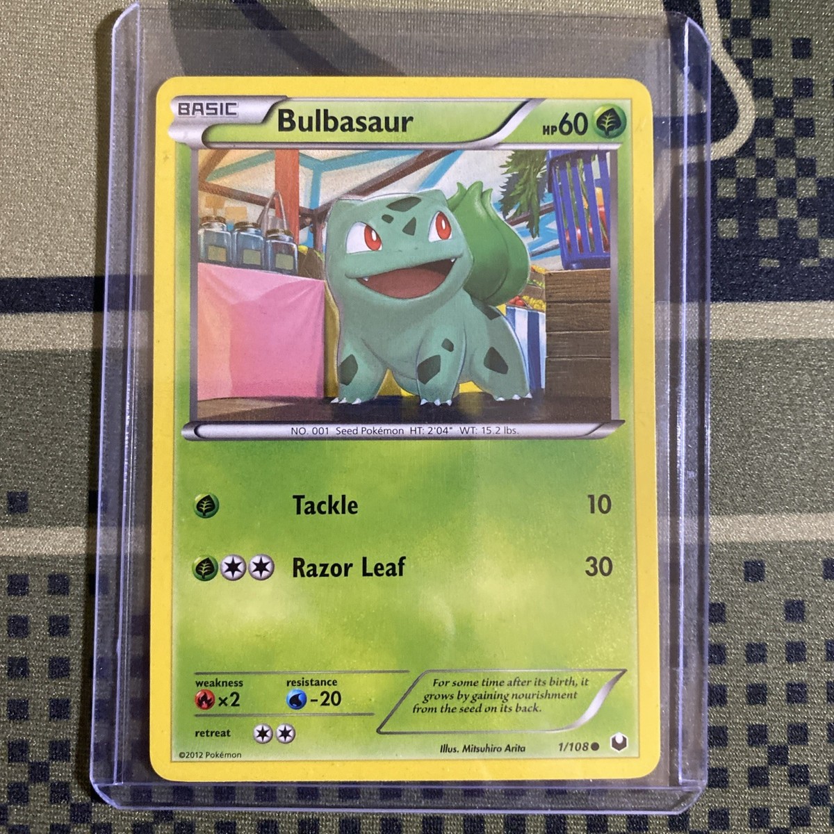 Bulbasaur 1/108 Common Dark Explorers LP Pokemon Card | eBay