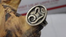 Vintage Sterling Silver .925 Ring Y Snake Style