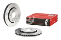 2X Bremsscheibe Prime Line - UV Coated Brembo 09.N124.11 FüR Fiat Chrysler Dodge