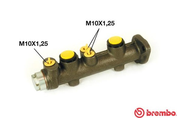 Hauptbremszylinder Brembo M 85 021 FüR Seat Lada Fiat FSO Gusseisen 10 X 1,25 3-image