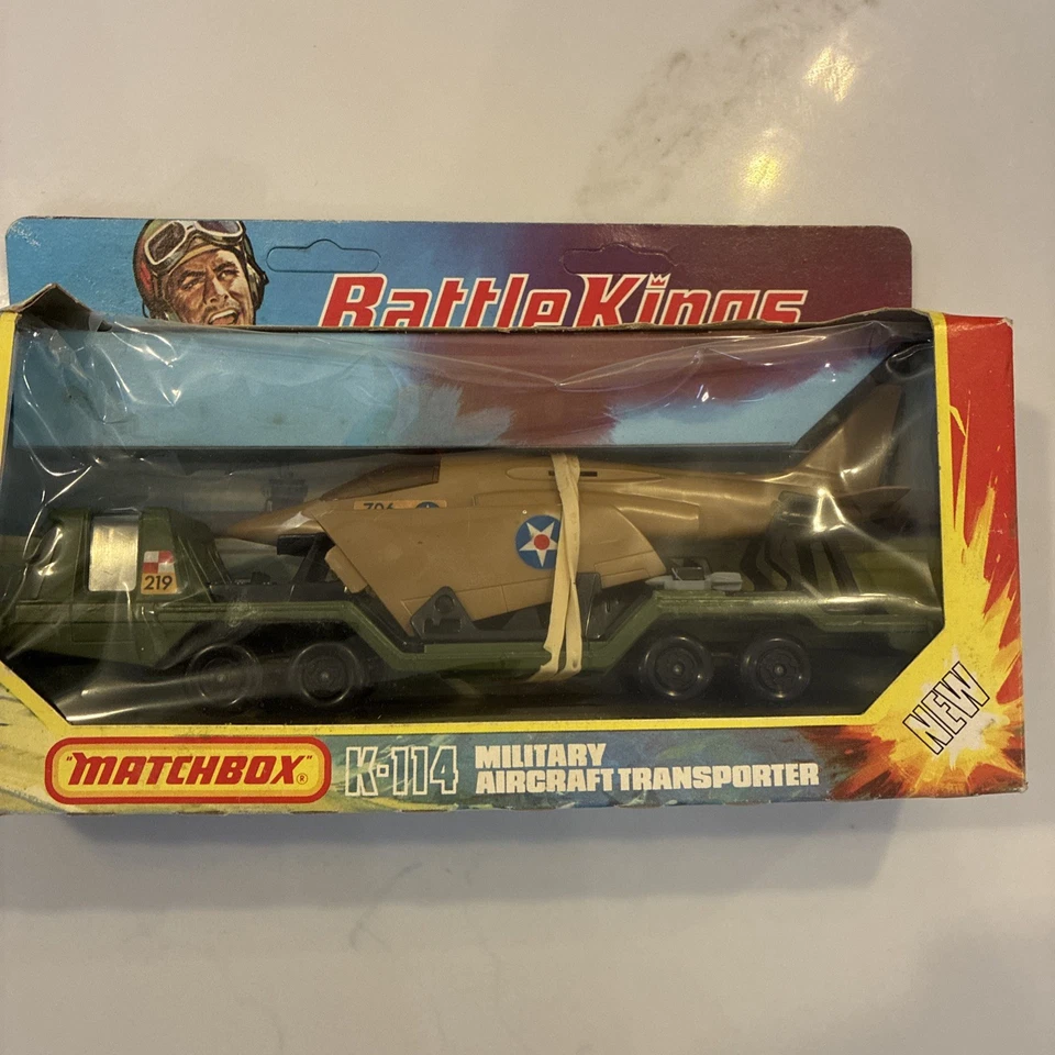 Boxed Matchbox Battle Kings K-114 Military Aircraft In Original Box 1970/80 Era - Image 2 of 4