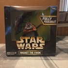 1997 Wicket Ewok Star Wars 12" Inch  Kenner POTF NEW Sealed 1998, signed auto