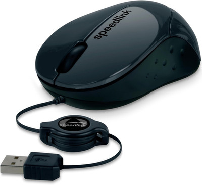 Speedlink BEENIE Silent Mobile Mouse - Compact Wired USB with Adjustable Cable