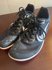 Nike Mens 907566-007 Black Running Cleats Shoes Sneaker Size 8.5
