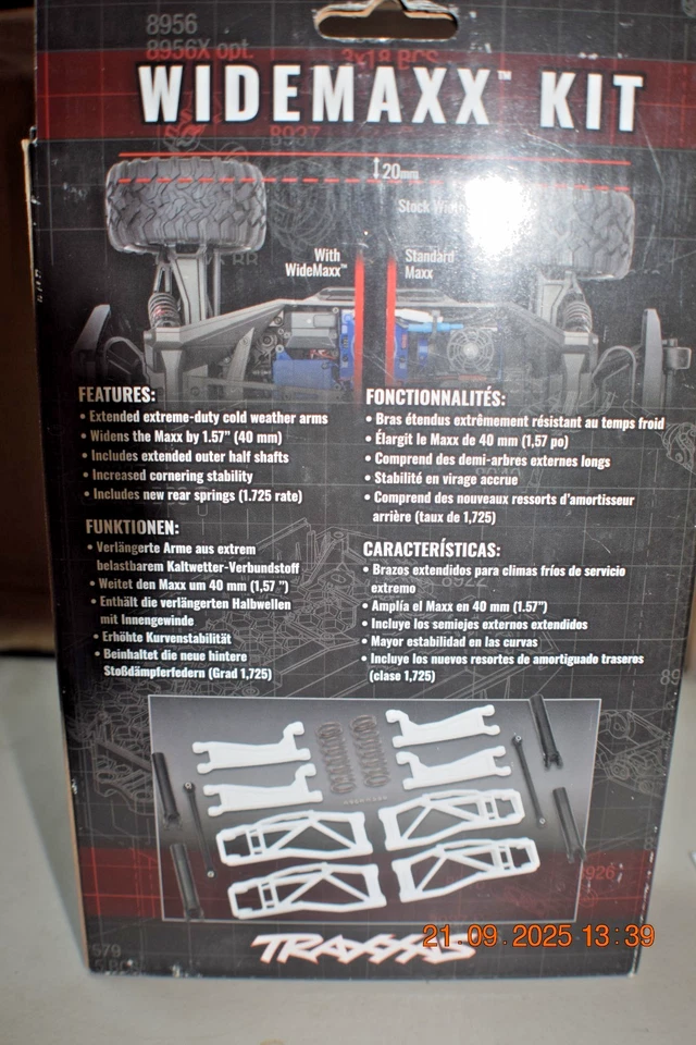 Traxxas 9080X Extreme Heavy Duty Outer Driveline and Suspension Kit BLUE *SEALED - Image 2 of 2