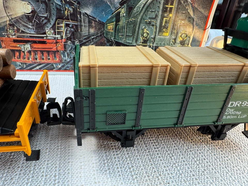 🚂 G SCALE - LGB  LOG CAR AND GONDOLA -  L👀K💥G786 - Image 4 of 4