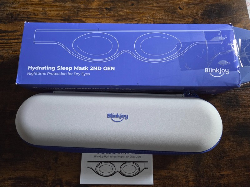Blinkjoy Hydrating Sleep Mask 2nd Gen - Nighttime Dry Eye Relief - NEW