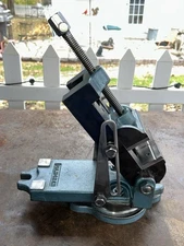 Vintage Palmgren 4” Jaw Machinist Angle Vise On Swivel Base 33 1/2 Lbs