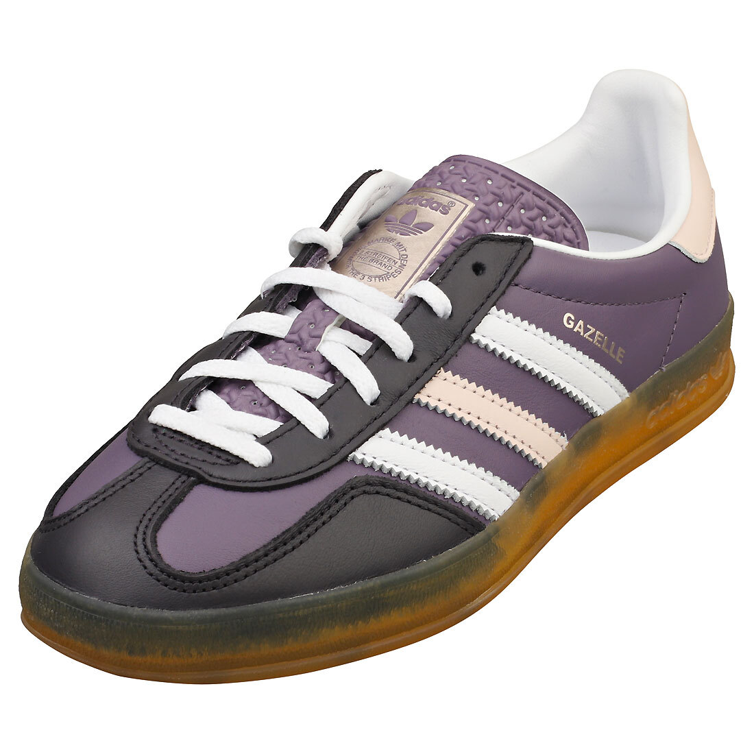 adidas Gazelle Indoor Womens Fashion Trainers in Purple
