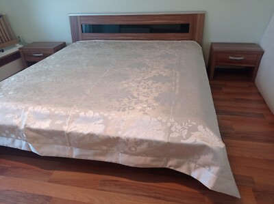 Tagesdecke bettüberwurf 235 x 265 Mitv2x Kissenbezug 55x75