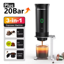 Wireless Electric Portable Espresso Brewer Coffee Maker 3-in-1 Travel Brew UK