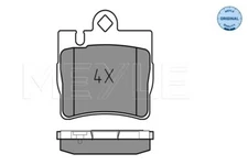 Meyle 025 230 7815 brake pad set, disc brake for Mercedes-Benz