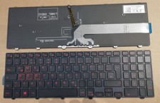 Tastiera DELL Inspiron gaming 15 7000 serie 15-7557 15-7559 tastiera rossa retroilluminata