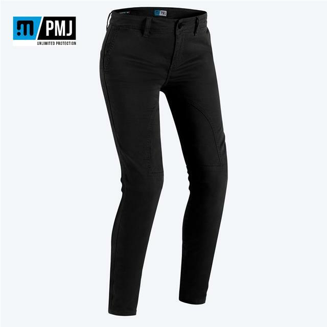 PANTALONI DONNA MOTO ESTIVI PROMOJEANS SANTIAGO CON PROTEZIONI NERO