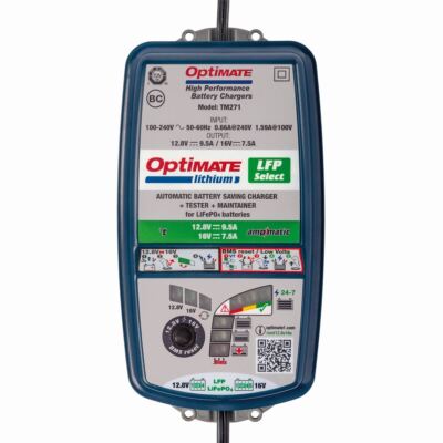 Tecmate Optimate Lithium Select LFP 4S 5S Ampmatic Batterie Ladegerät