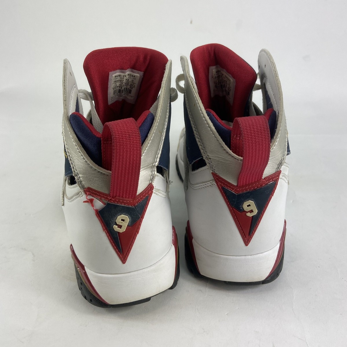 Nike Air Jordan 7 Retro Olympic 2004 Size 11.5 304775-171 Nike Air Jordan 7 Retro Olympic 2004 Size 11.5 304775-171