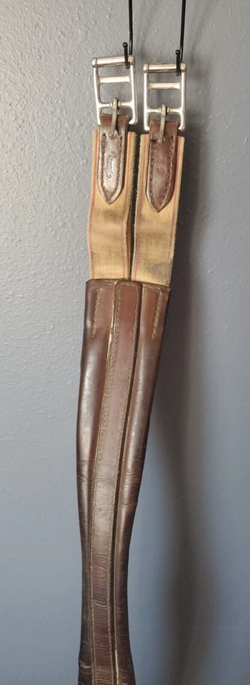 Weaver Leather English  54" Girth - Jumping - Image 2 of 4