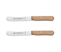 RÖR Buckelsmesser 2-Tlg Made In Solingen Buchenholzgriff Hochw. Stahl FrüHstüCk
