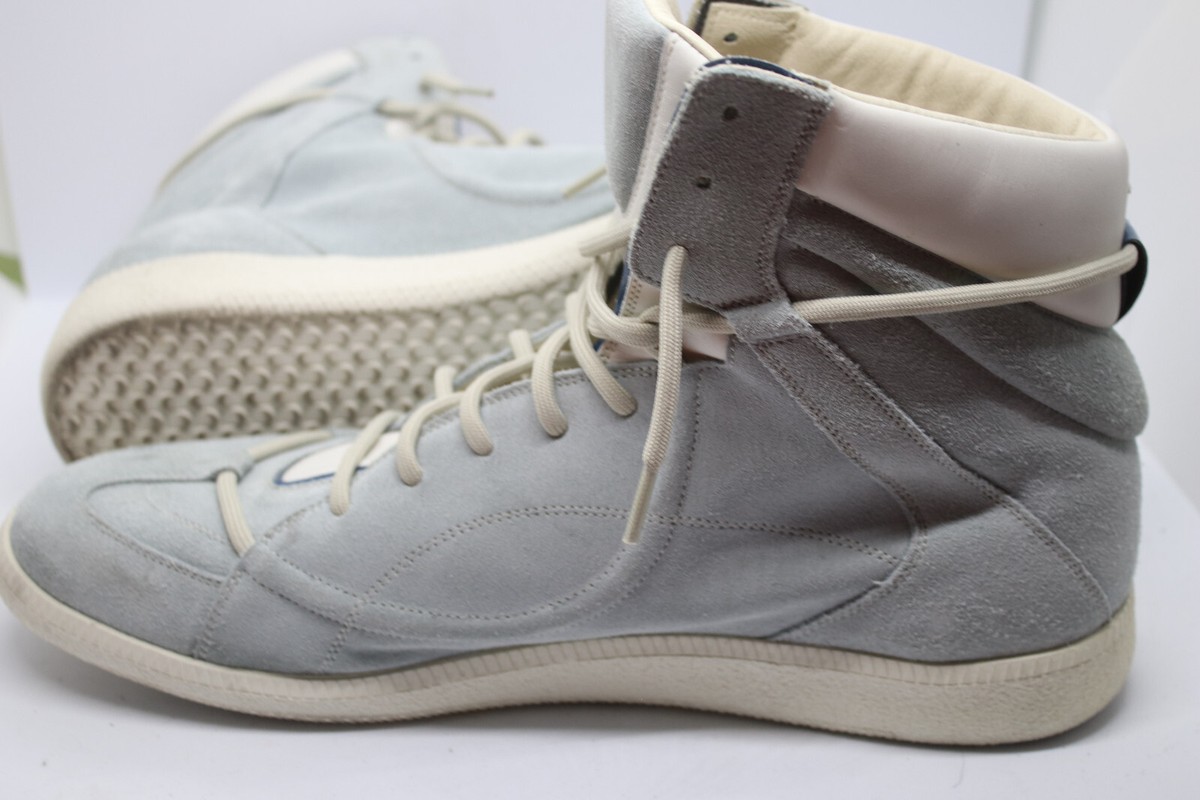 Maison Martin Margiela Line 22 Grey Suede Leather High Top