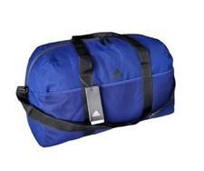 Image of Adidas Blue Duffle Gym Bag Holdall Medium Travel Sports Unisex Strap CZ5890