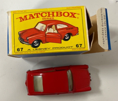 Matchbox 1967 New Model Volkswagen 1600 TL Diecast Very Good with