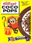 Kellogg's Coco Pops, Retro metal Aluminium Sign vintage / man cave / Kitchen