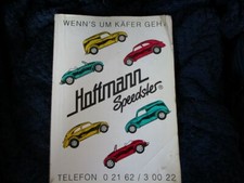 Hoffmann Speedster wenns um Käfer geht   1992