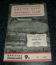 Exeter v Southend 1968/69