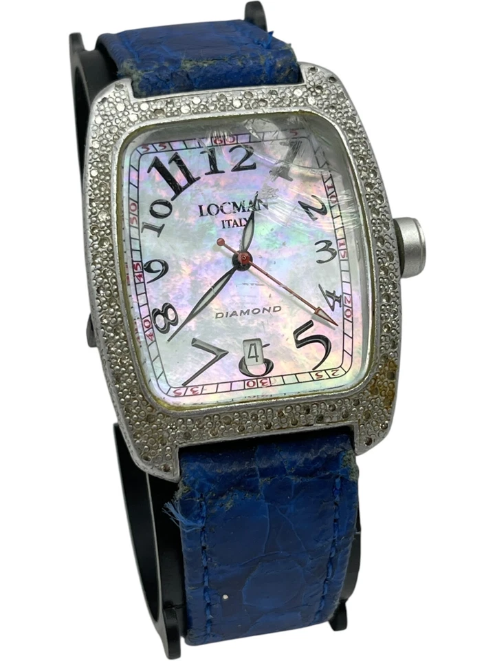 Locman Aluminum Italian Design Diamond Quartz Watch (NOT RUNNING) - Image 3 of 4