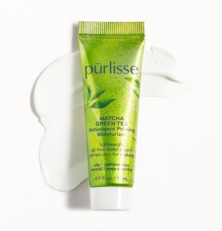 PURLISSE matcha green tea antioxidant priming moisturizer, NEW 15mL